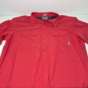 Columbia Red Men's Buton Shirt